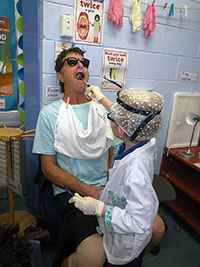 at the dentist