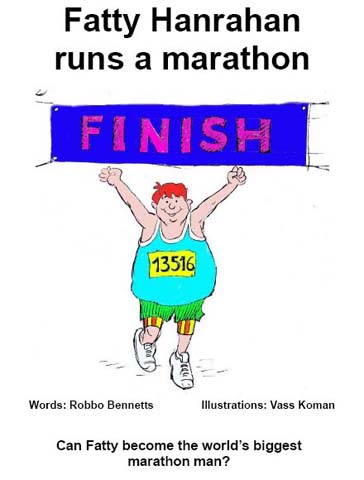 Fatty Hanrahan runs a marathon